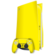 PlayStation 5 (PS5) DISC Edition GLOSSY Lemon Yellow Skin Online now