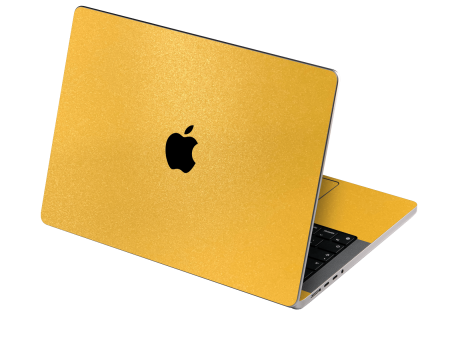 MacBook PRO 16  (2021) YELLOW MATT Metallic Skin Hot on Sale