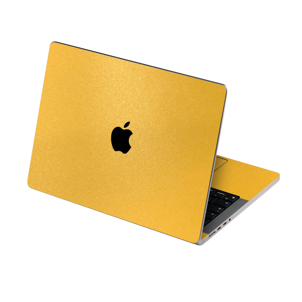 MacBook PRO 16  (2021) YELLOW MATT Metallic Skin Hot on Sale