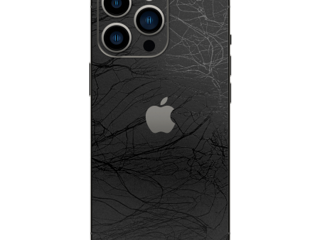 iPhone 14 PRO LUXURIA BLACK WEB Textured Skin Online