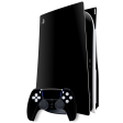 PlayStation 5 (PS5) DISC Edition High Gloss JET BLACK Skin Online