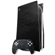 PlayStation 5 (PS5) DISC Edition LUXURIA BLACK WEB Textured Skin Fashion