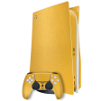 PlayStation 5 (PS5) DISC Edition YELLOW MATT Metallic Skin Discount