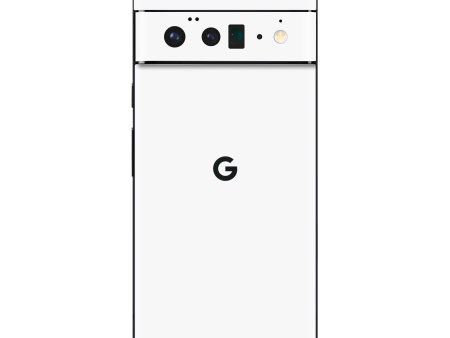 Google Pixel 6 PRO GLOSSY JET WHITE Skin For Sale