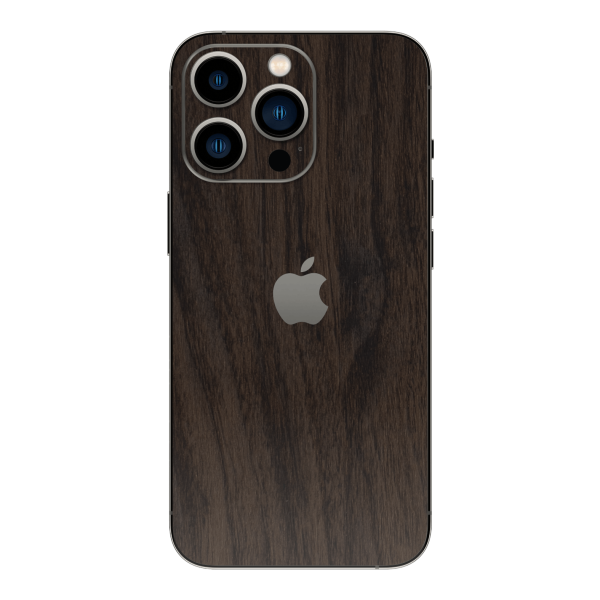 iPhone 14 PRO LUXURIA Textured DARK WALNUT Skin For Sale