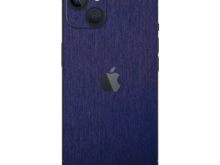 iPhone 14 BRUSHED BLUE Metallic Skin Hot on Sale