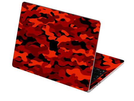 MacBook AIR 13.6  (2022 2024) SIGNATURE Fire CAMO Skin Discount