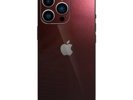 iPhone 14 PRO GLOSSY BLACK ROSE Metallic Skin Hot on Sale