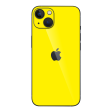 iPhone 13 GLOSSY Lemon Yellow Skin on Sale