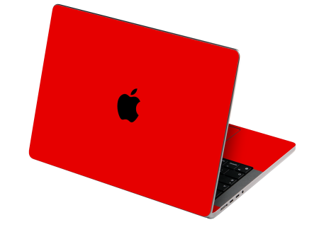 MacBook PRO 16  (2021) GLOSSY Bright Red Skin Hot on Sale