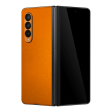 Samsung Galaxy Z FOLD 3 GLOSSY FIERY ORANGE TUNING Metallic Skin Fashion