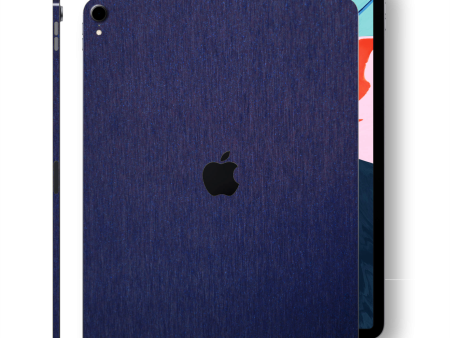 iPad PRO 12.9-inch 3M BRUSHED BLUE Metallic Skin (3rd Gen, 2018) For Sale