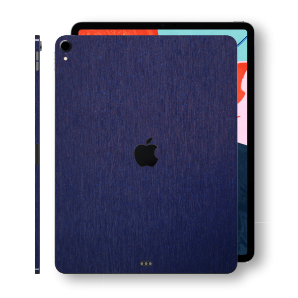 iPad PRO 12.9-inch 3M BRUSHED BLUE Metallic Skin (3rd Gen, 2018) For Sale