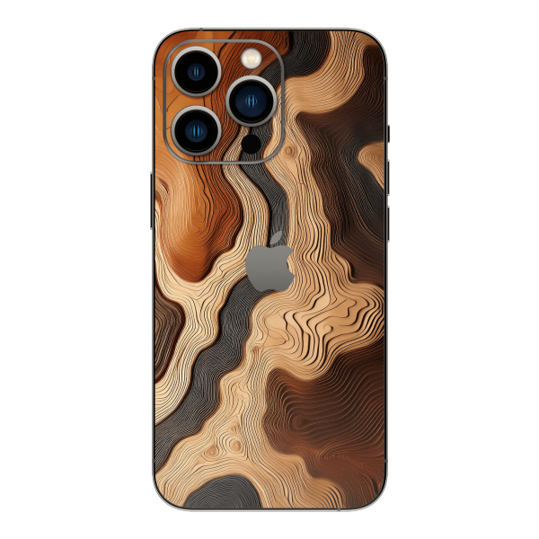 iPhone 15 PRO SIGNATURE Dune Écru Skin Fashion