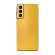 Samsung Galaxy S21 YELLOW MATT Metallic Skin For Discount