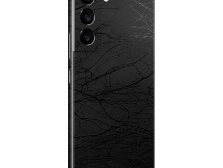 Samsung Galaxy S22+ PLUS LUXURIA BLACK WEB Skin For Cheap