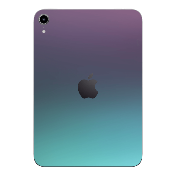 iPad mini 7 CHAMELEON TURQUOISE LAVENDER Matt Metallic Skin For Cheap