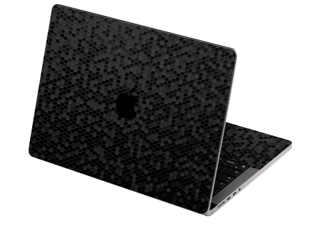 MacBook PRO 16” (2024, M4) LUXURIA BLACK HONEYCOMB 3D TEXTURED Skin Online Sale