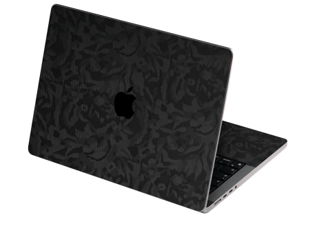 MacBook PRO 16” (2024, M4) Luxuria BLACK CAMO 3D TEXTURED Skin For Discount