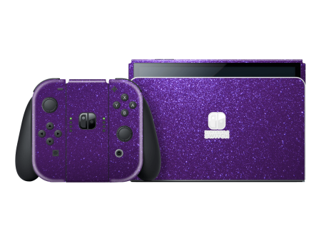 Nintendo Switch OLED DIAMOND PURPLE Skin Online