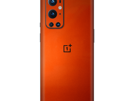 OnePlus 9 PRO GLOSSY FIERY ORANGE TUNING Metallic Skin Hot on Sale