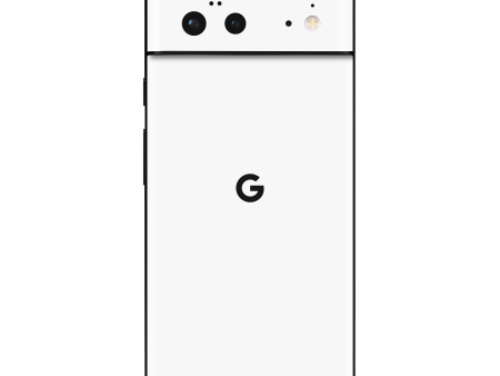 Google Pixel 6 GLOSSY JET WHITE Skin For Cheap