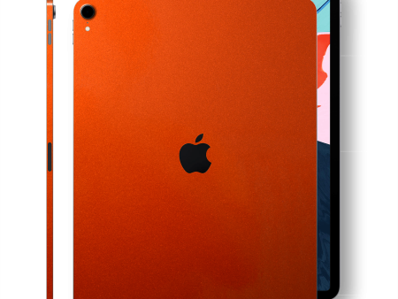 iPad PRO 12.9-inch GLOSSY FIERY ORANGE Tuning Metallic Skin (3rd Gen, 2018) Online Sale