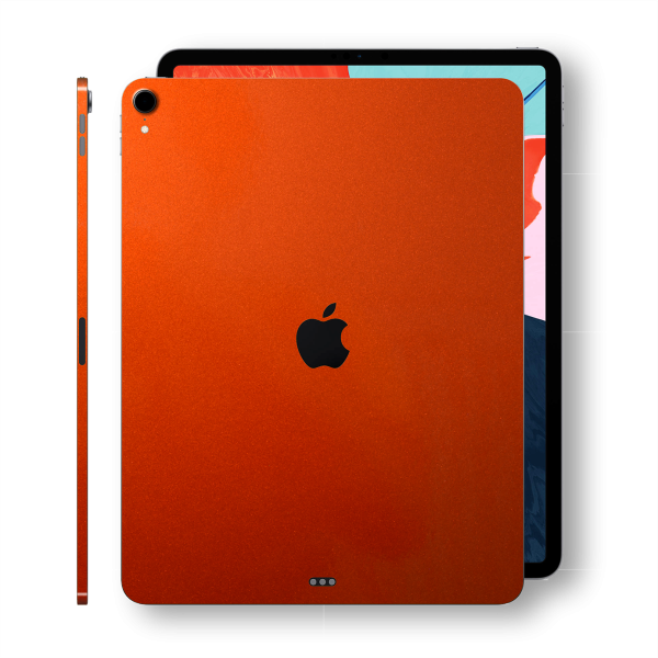 iPad PRO 12.9-inch GLOSSY FIERY ORANGE Tuning Metallic Skin (3rd Gen, 2018) Online Sale