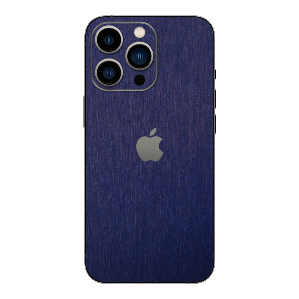 iPhone 14 Pro MAX BRUSHED BLUE Metallic Skin For Cheap