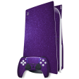 PlayStation 5 (PS5) DISC Edition DIAMOND PURPLE Skin Cheap