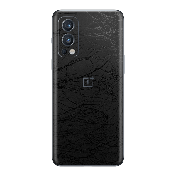 OnePlus Nord 2 LUXURIA BLACK WEB Textured Skin For Discount