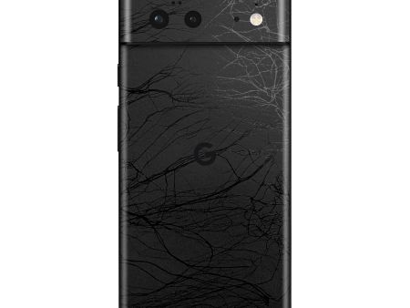 Google Pixel 6 LUXURIA BLACK WEB Textured Skin Fashion