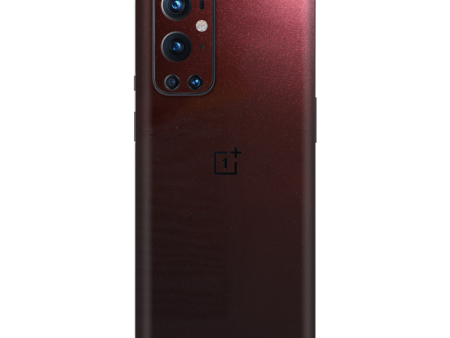 OnePlus 9 PRO GLOSSY BLACK ROSE Metallic Skin Online now