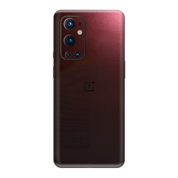 OnePlus 9 PRO GLOSSY BLACK ROSE Metallic Skin Online now