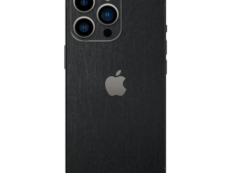 iPhone 13 PRO BRUSHED BLACK Metallic Skin Discount