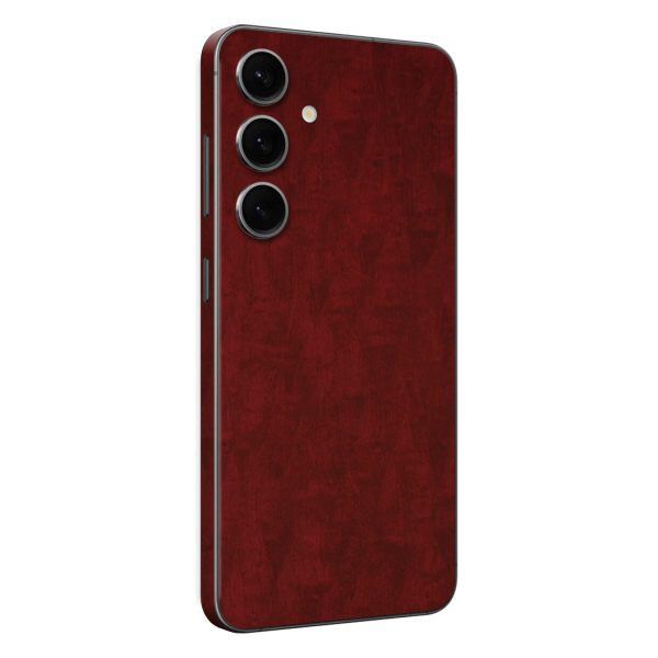 Samsung Galaxy S24(FE) LUXURIA Scarlet Satin Wood Skin Online