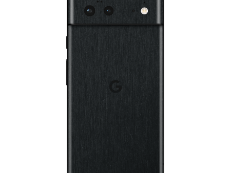 Google Pixel 6 BRUSHED BLACK Metallic Skin Cheap