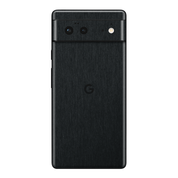 Google Pixel 6 BRUSHED BLACK Metallic Skin Cheap