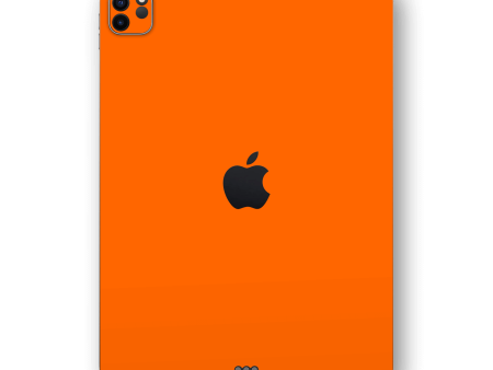 iPad PRO 12.9  (2020) GLOSSY ORANGE Skin Cheap