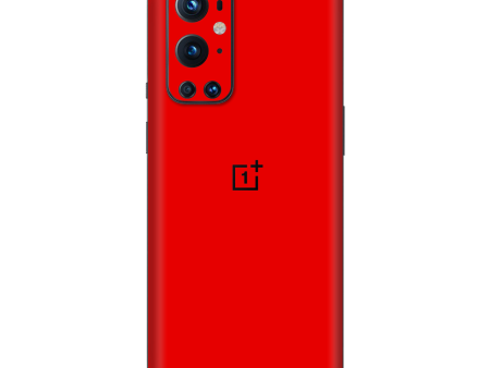 OnePlus 9 PRO GLOSSY Bright Red Skin Sale