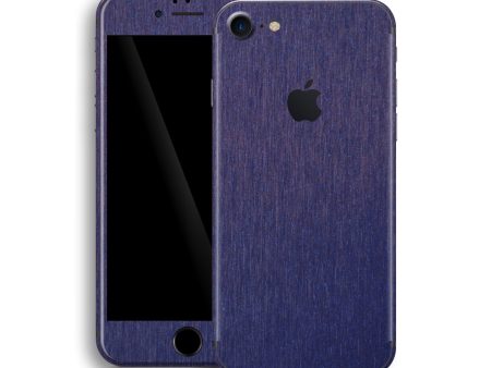 iPhone 8 BRUSHED BLUE Metallic Skin Online Hot Sale