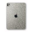 iPad PRO 12.9  (2021) LUXURIA SILVER HONEYCOMB 3D TEXTURED Skin Hot on Sale