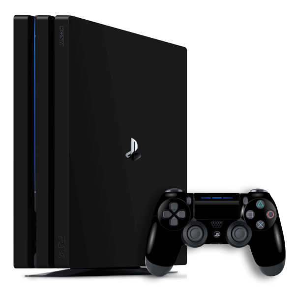 Playstation 4 PRO (PS4 Pro) GLOSSY BLACK Skin Online now