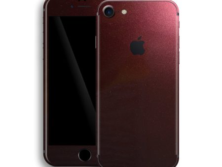 iPhone 8 GLOSSY BLACK ROSE Metallic Skin Hot on Sale