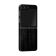 Samsung Z Flip 6 LUXURIA BLACK CHARCOAL Textured Skin on Sale