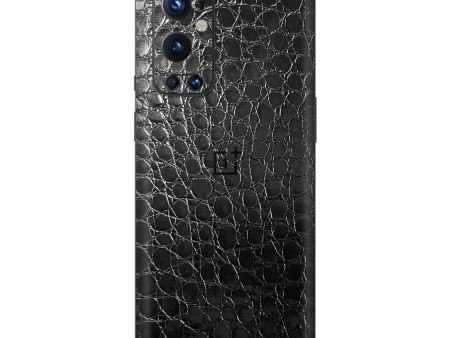 OnePlus 9 PRO LUXURIA BLACK ALLIGATOR Leather Skin Hot on Sale