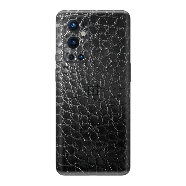 OnePlus 9 PRO LUXURIA BLACK ALLIGATOR Leather Skin Hot on Sale