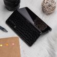 Samsung Galaxy Z FOLD 3 LUXURIA BLACK ALLIGATOR Leather Skin Supply