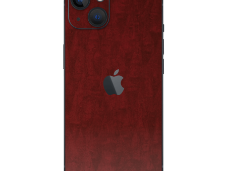 iPhone 14 LUXURIA Scarlet Satin Wood Skin For Sale