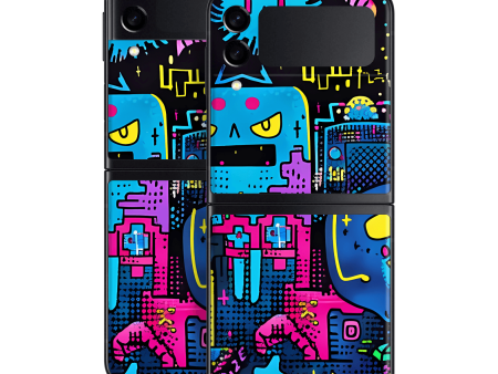 Samsung Galaxy Z Flip 3 SIGNATURE Arcade Rave Skin Fashion